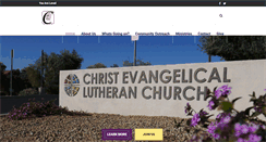 Desktop Screenshot of christevangelical.org